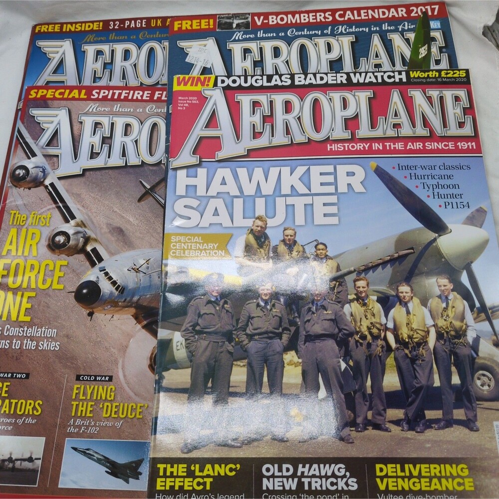 (4) Aeroplane Magazines